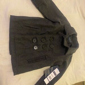 Cherokee Charcoal Kids Pea Coat